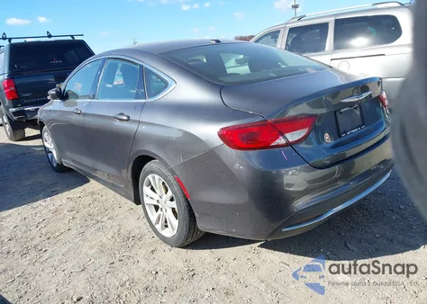 2015 Chrysler 200 Limited z USA, uszkodzony, nr VIN 1C3CCCABXFN665316